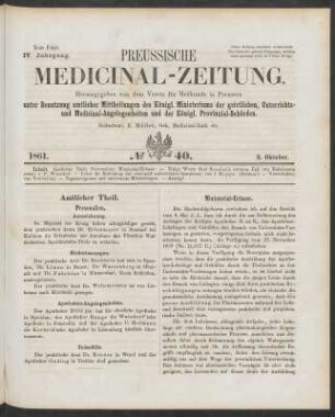 No 40. (2. Oktober 1861) - No 44. (30. Oktober 1861)