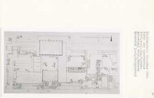 Turn- und Sportschule, Berlin-Britz (Diplomarbeit bei Kurt Dübbers): Grundriss 1. - 2. Obergeschoss 1:200