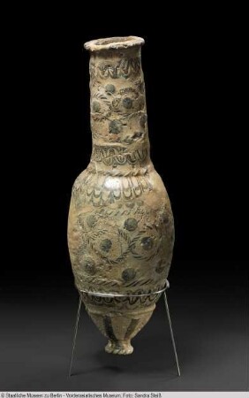 Flasche mit Ornamenten verziert