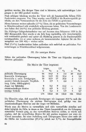 III. Die sonstigen Motive