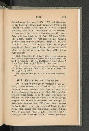 681. Cropp (Friedrich Ludwig Christian).