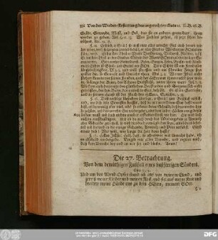 Die 27. Betrachtung. Von dem demüthigen Fußfall eines bußfertigen Sünders.