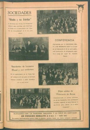 [Vista del festival organizado por la sociedad] Hijos unidos de Villanueva de Arosa.