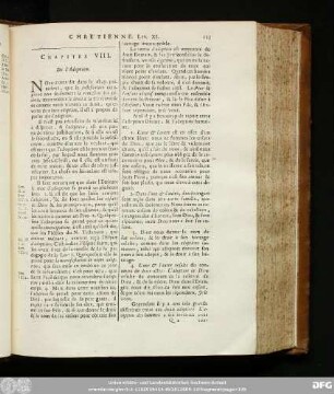 Chapitre VIII. De l'Adoption.
