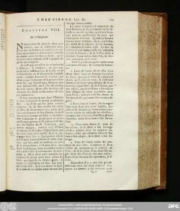 Chapitre VIII. De l'Adoption.