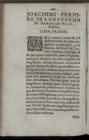 De Romanorum Et Graecorum Magistratibus