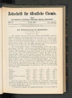 Heft IX. 15. Mai 1902.