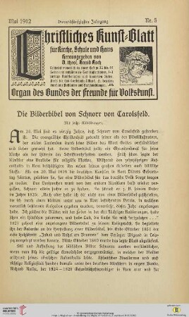 Nr. 5 (Mai 1912)