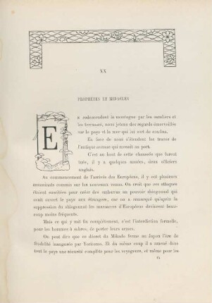 XX. Prophètes et miracles