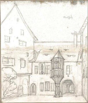 Hoffstadt, Friedrich; Kassette 2: Mappe II.7, Erker (1146-1152) - Perspektive