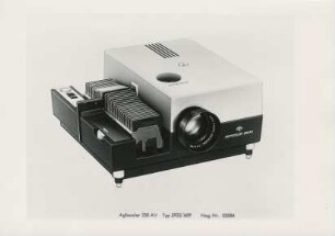 Agfa Diaprojektionsanlage "Agfacolor 250 AV Typ 5933 / 609" von Schlagheck Schultes Design