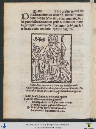 Publii Fausti Andrelini Foroliviensis Poete Laureati ad divum rocchum Carmen