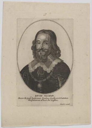 Bildnis des David Gloxin