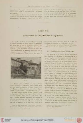 VIII. Sacrofago di S. Guglielmo di Aquitania