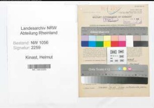 Entnazifizierung Helmut Kinast , geb. 08.07.1907 (Elektriker)