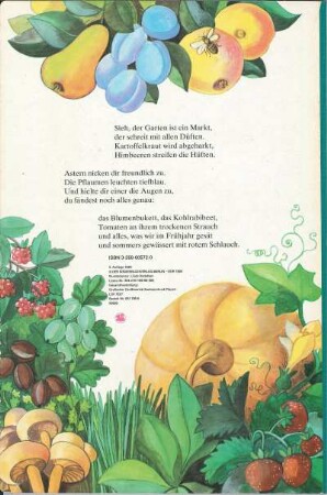 Buch-Illustrationen "Was wächst in unserem Garten?"