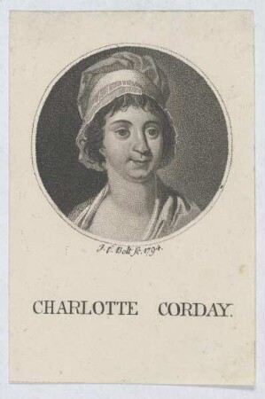 Bildnis der Charlotte Corday