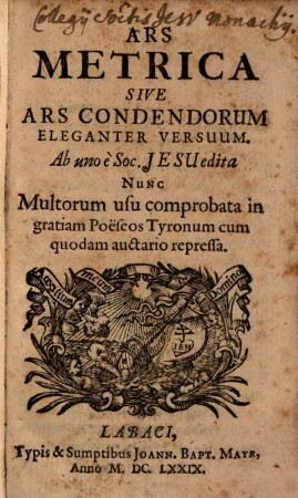 Ars metrica