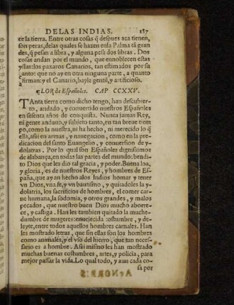 Lor de Espanoles. Cap. CCXXV
