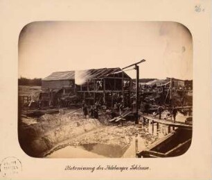 Schleusenbau, Ihleburg: Betonierungsarbeiten