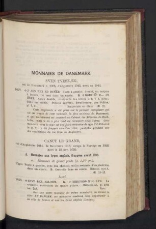 Monnaies de Danemark