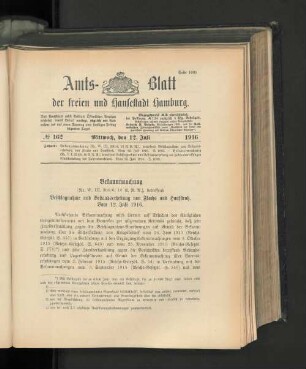 No. 162, 12. Juli 1916