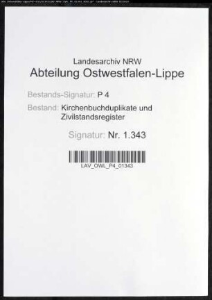 Kirchenbuchduplikat der evangelischen Gemeinde Oestrich (GHT 1857-1858). (Gemeinde: Oestrich, evangelische Gemeinde)
