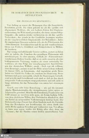 Im Schatten Der Französischen Revolution