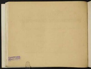 Besitzvermerk: Hopf, Hans / Stempel