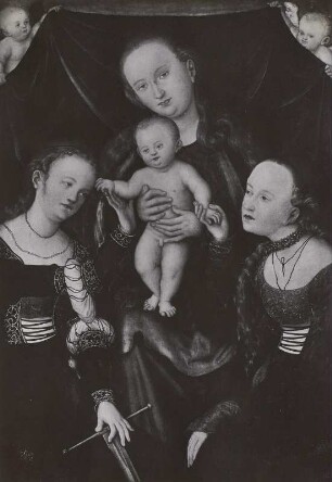 Madonna mit der heiligen Barbara und heiligen Katharina