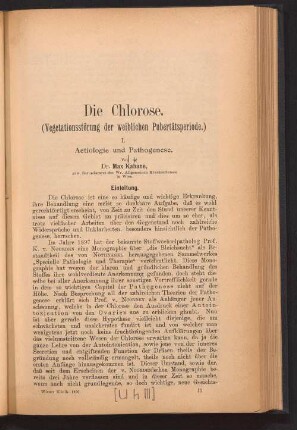 1: Aetiologie und Pathogenese