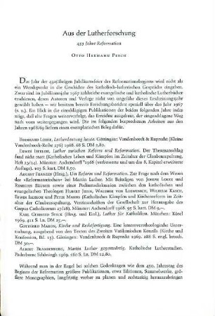 417-432 Aus der Lutherforschung
