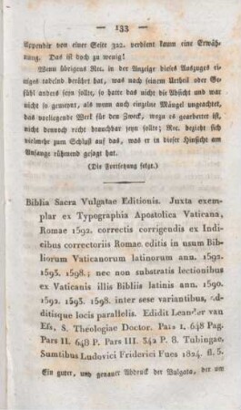 133-134 [Rezension] Biblia Sacra Vulgatae editionis