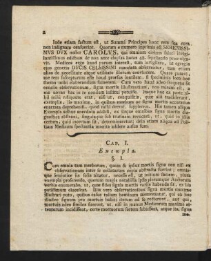 Cap. I. Exempla