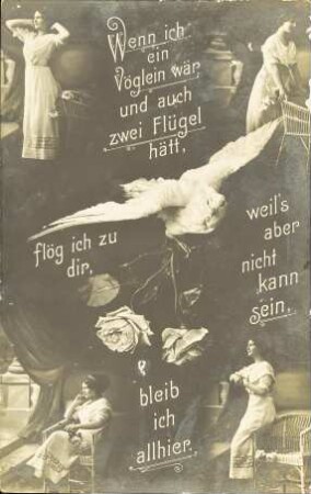 Wenn ich ein Vöglein wär [...]