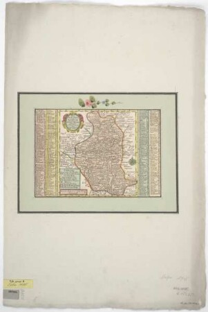 Karte von dem Fürstentum Neisse, 1:480 000, Kupferstich, nach 1750
