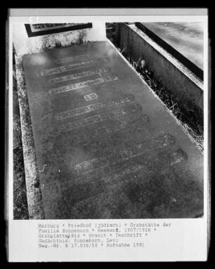 Grabstätte der Familie Sonneborn —