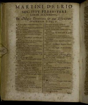 Liber Secundus, De Magia Dæmoniaca & ejus Efficacitate.