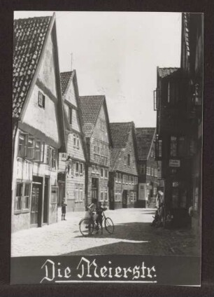 Meierstraße um 1930. Detmold. Sammlung Starke
