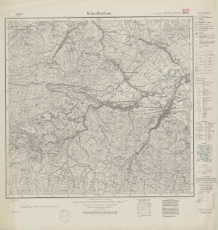5159 (alte Nr.: 3008) Schreiberhau, Meßtischblatt (4cm - Karte)