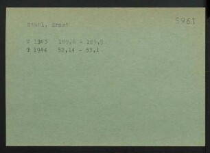 Stahl, Ernst
