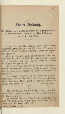 Lieder-Anhang