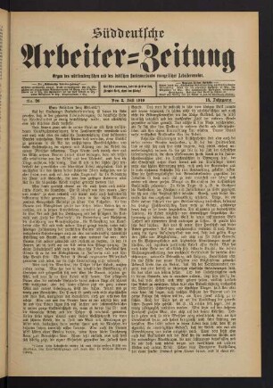 Nr. 26. Den 3. Juli 1910. - Nr. 30. Den 31. Juli 1910.
