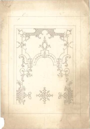 ohne Verfasserangabe; Wanddekoration - Bandelwerk (Ansicht)