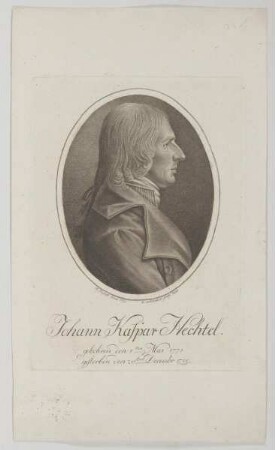 Bildnis des Johann Kaspar Hechtel