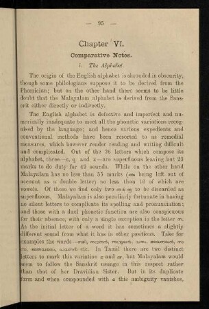 95-169, Chapter VI. Comparative notes
