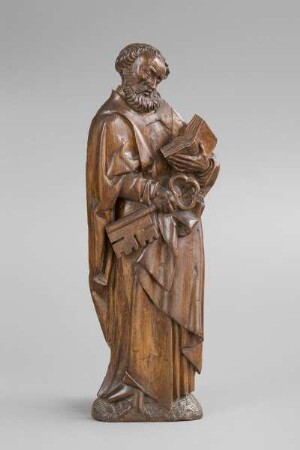 Christus, hl. Magdalena, hl. Christophorus und neun Aposteln — Apostel Petrus