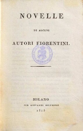 Novelle di alcuni autori fiorentini