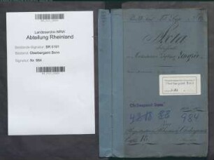 Longrée, Karl geb. 13.10.1829; Markscheider; Prüfungsakte und Personalakte