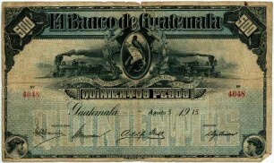 Geldschein, 500 Pesos, 5.8.1915